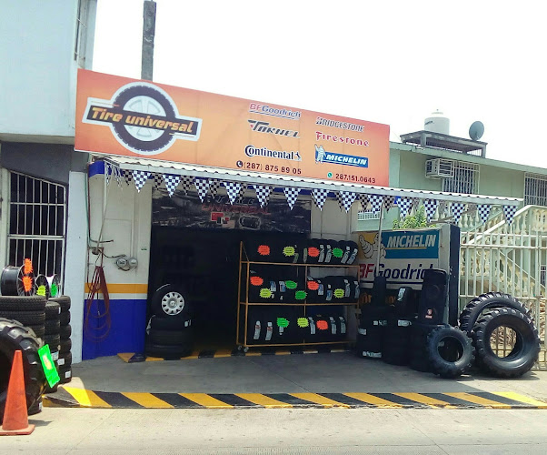 Llantera «TIRE UNIVERSAL» en Tuxtepec